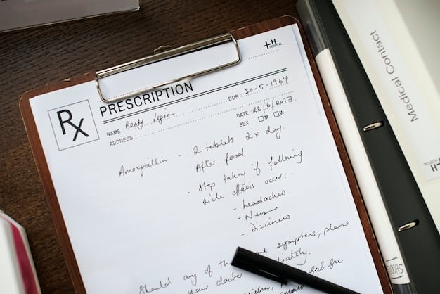 A close-up shot of an itemized medical bill with a pen circling specific line items, highlighting potential discrepancies or questions about the charges. Emphasis on clarity and detail of the bill.