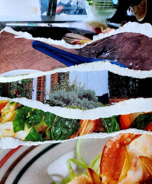 A split image showcasing two approaches to food storage: one side displays a cluttered, disorganized refrigerator with expired and spoiled food, while the other side shows a neatly arranged fridge with properly stored items and labels indicating storage dates.