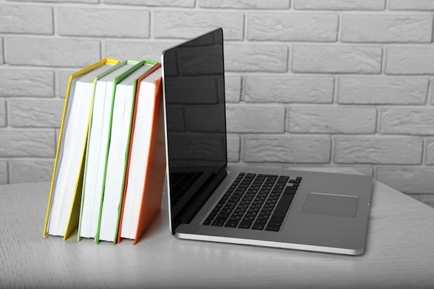 A stack of textbooks and a laptop on a desk, symbolizing educational expenses and professional development.