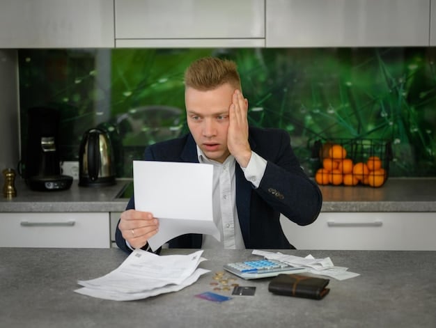 A person looking perplexed at a pile of tax documents, symbolizing the challenges of tax preparation and the need for clear guidance.