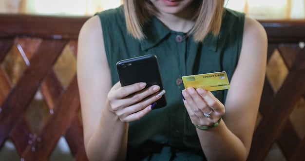 A credit card being paid off on a smartphone, with a focus on digital financial management. The image should convey responsibility and modern banking.