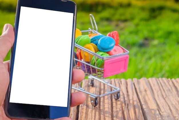 A smartphone displaying a mobile app for a grocery rewards program, showing personalized deals and digital coupons. The interface is clean and user-friendly, emphasizing the ease of saving money with Grocery Rewards Programs in 2025: Which Ones Offer the Best Value for Your Money?.