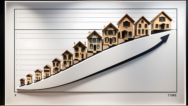 A graph showing historical mortgage rates over the past few years, with a highlighted section indicating the current rate environment. The graph is clean and easy to read, illustrating the fluctuations in rates and their impact on Is Refinancing Your Mortgage Still Worth It? Analyzing Current Interest Rates and Break-Even Points for 2025.