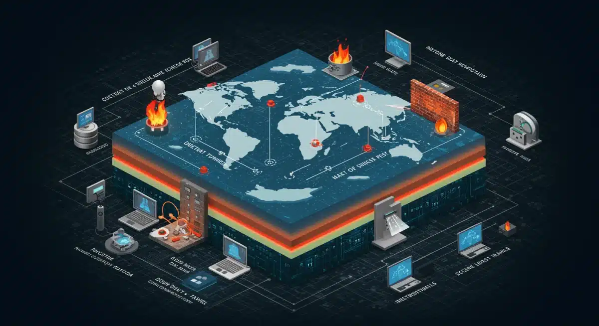 Cybersecurity Threats Global Network Monitoring