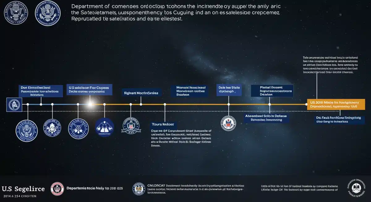 Timeline of US satellite export control changes leading to 2025