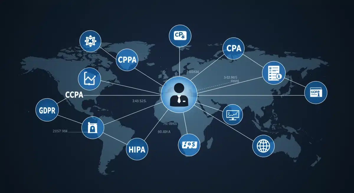 Global data privacy regulations interconnected web for businesses