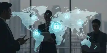 Practical Solutions: Secure Global VPNs for US Businesses by 2025 Secure Global VPNs for US Businesses by 2025, illustrating digital security and international connectivity.