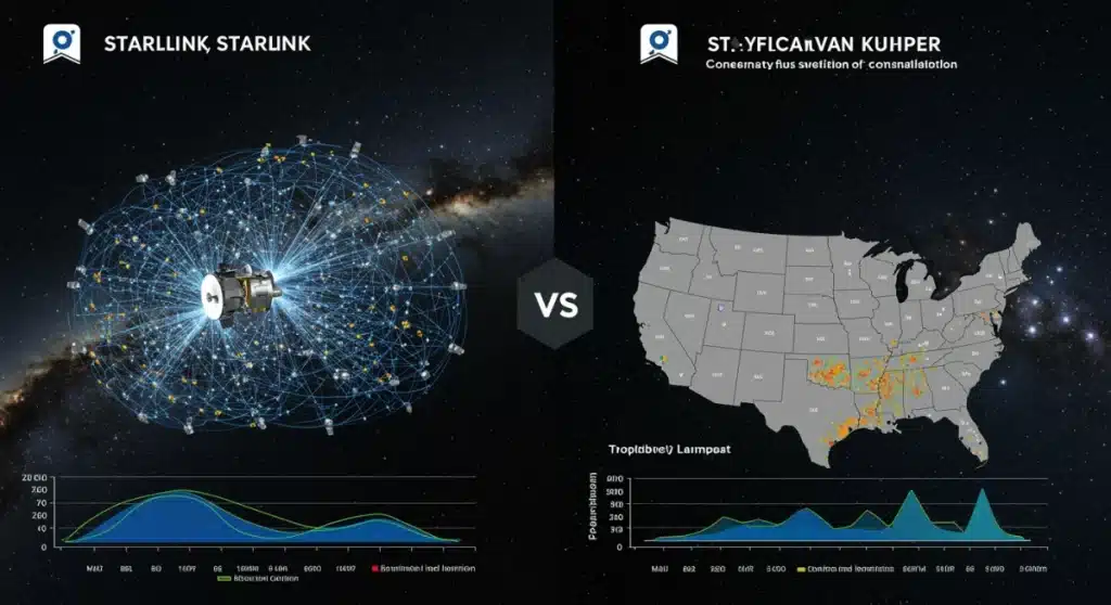 Starlink vs. Project Kuiper Q3 2025: US Satellite Internet Showdown