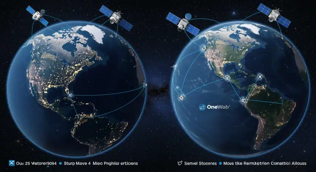 Starlink vs. OneWeb: Remote US Connectivity 2025 Analysis